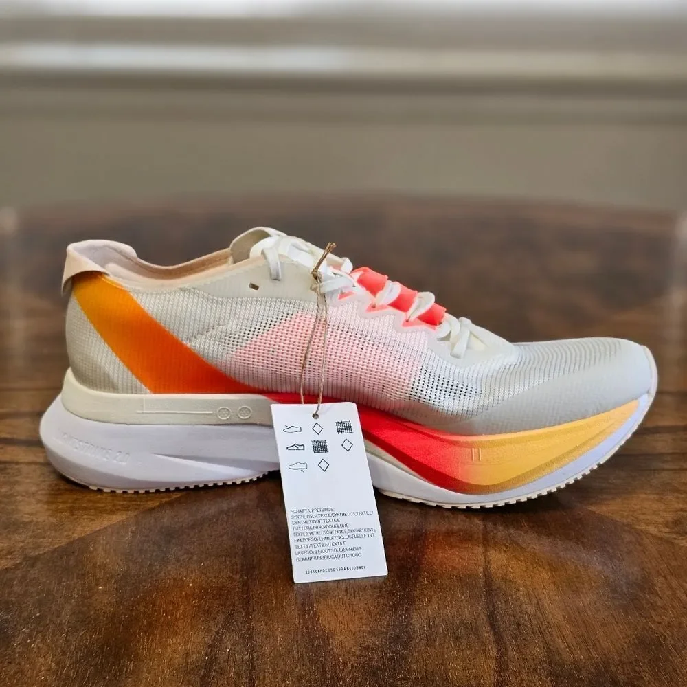 Adidas Boston 12 Women's Running Shoes Size 8.5 Beige Orange Lightstrike Pro New